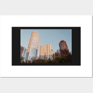 dallas skyline Posters and Art